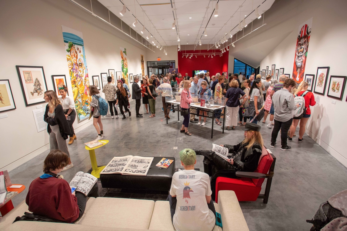 gallery visitors