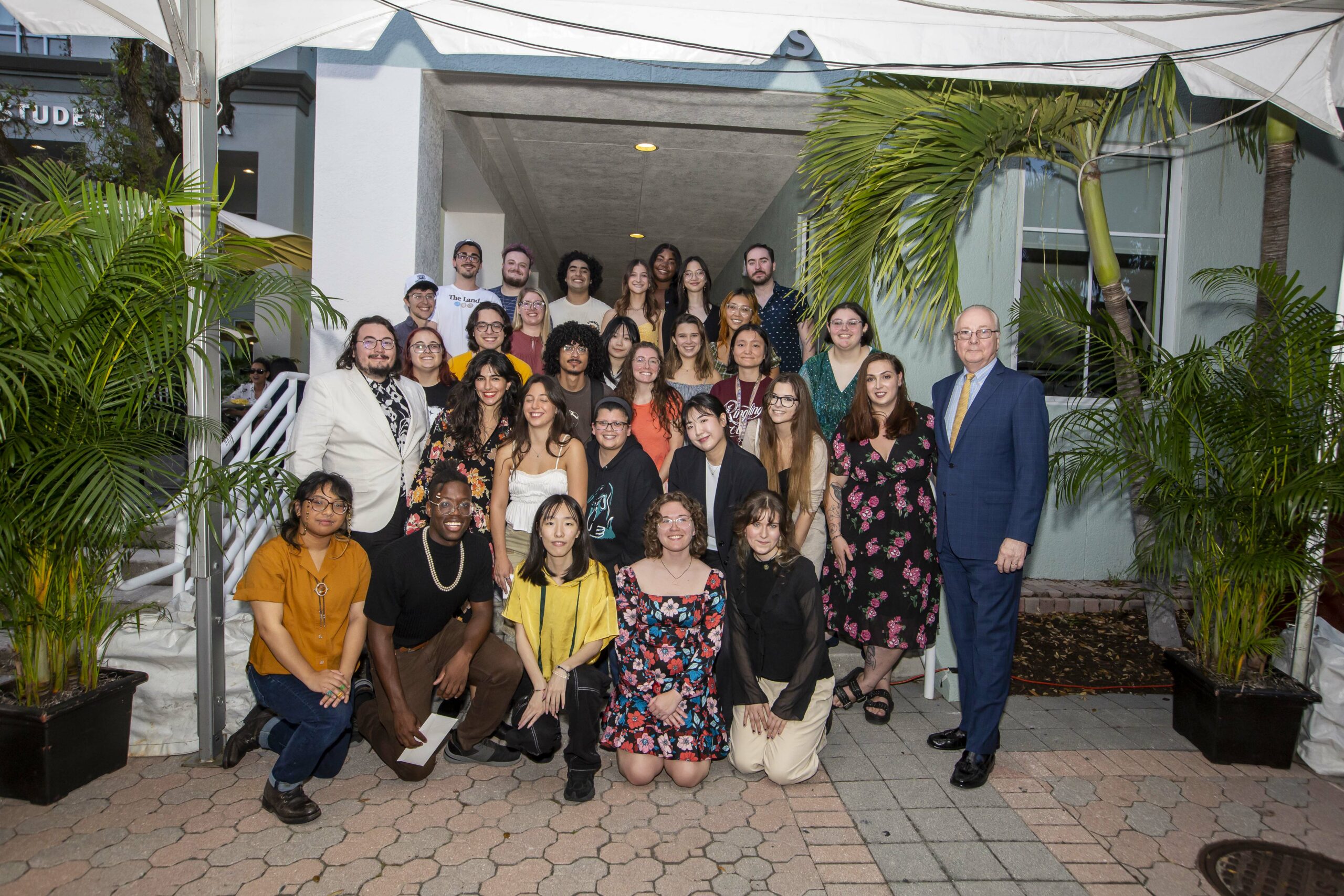 Some of Ringling’s Best after the Award Ceremony in Scotts Plaza.