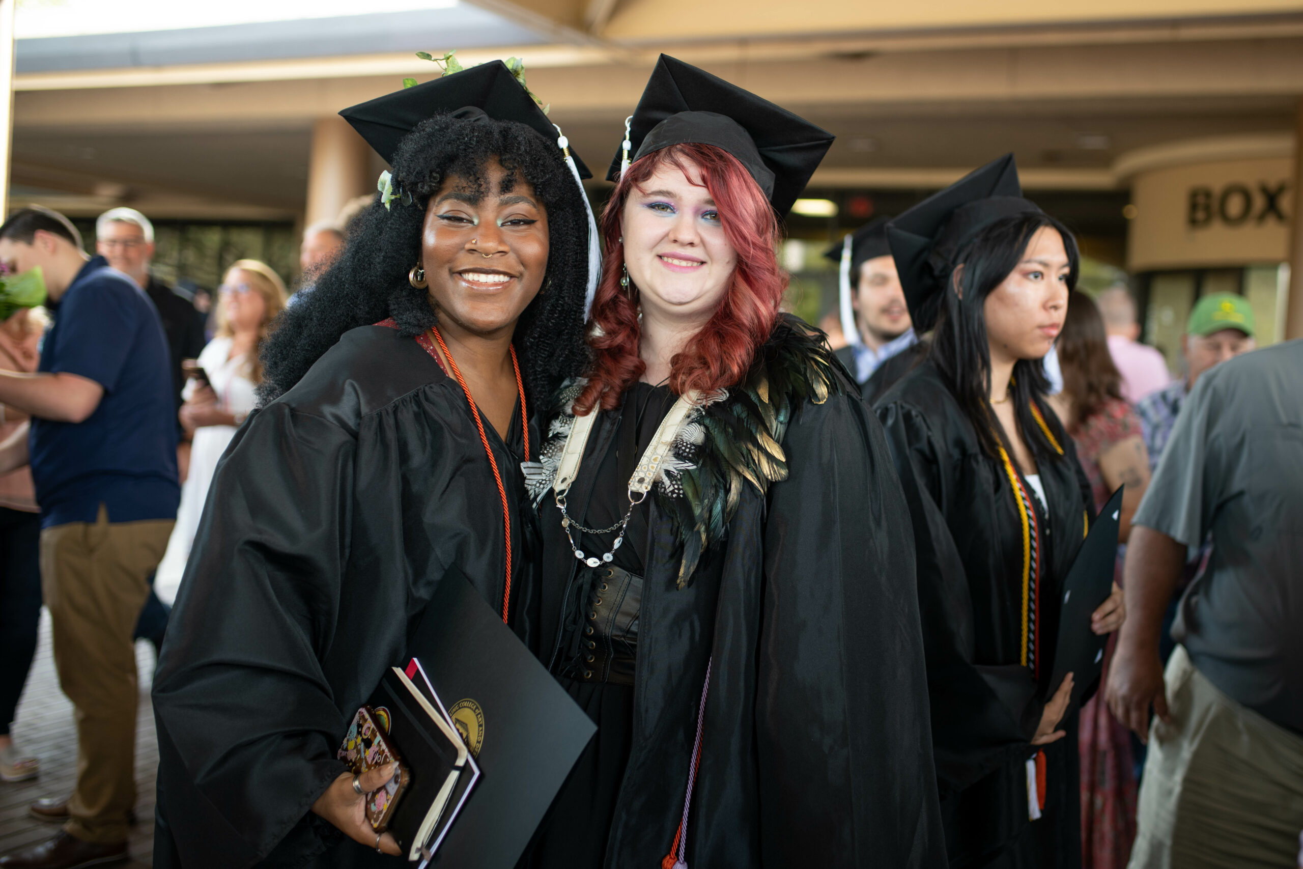 Students were recognized by majors at the start of the 2023 Commencement.