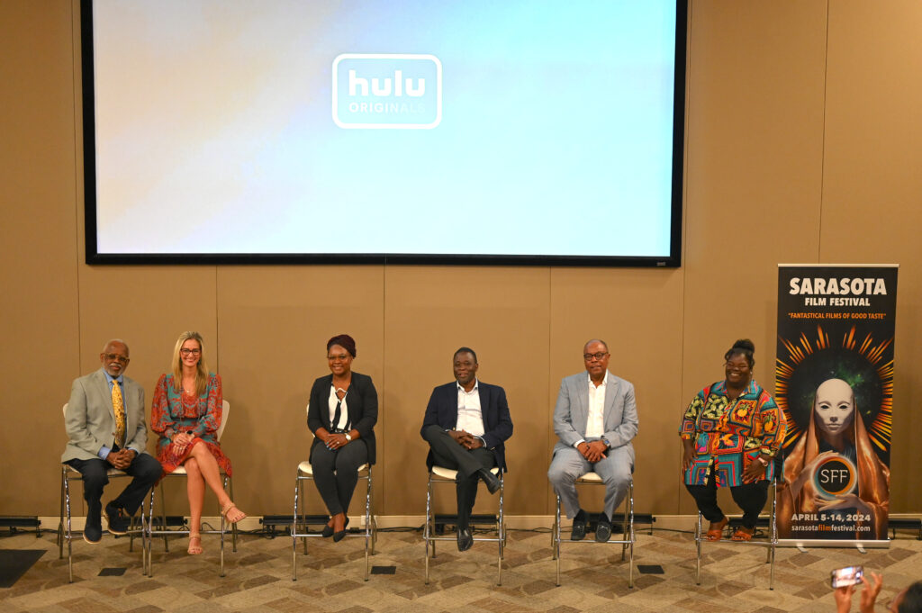 The College hosted a screening of the film Aftershock, a film about the high rate of childbirth mortality among African American women, followed by a panel discussion featuring Founding Director of Maternal-Fetal Medicine Dr. Washington Hill, Professor of OB/GYN at USF Health Morsani College of Medicine Dr. Haywood Brown, Certified Nurse Midwife and Women’s Health Nurse Practitioner Nakeisha Lindsay, Assistant Professor of OB/GYN & Emergency Medicine at FSU College of Medicine Dr. Yusif Addae, and Clinical Manager Labor & Delivery, MBU, OBECC Abby Olsen RN, alongside the filmmakers.