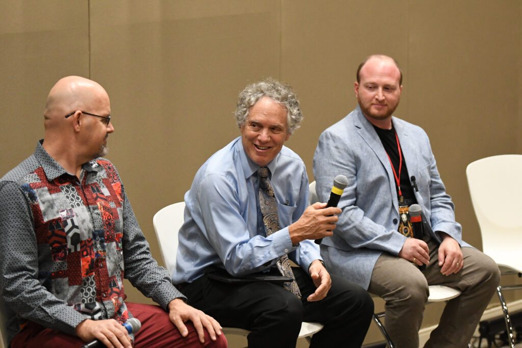 Creative Writing faculty from the AI in Film: the Future is Now panel discussion.
