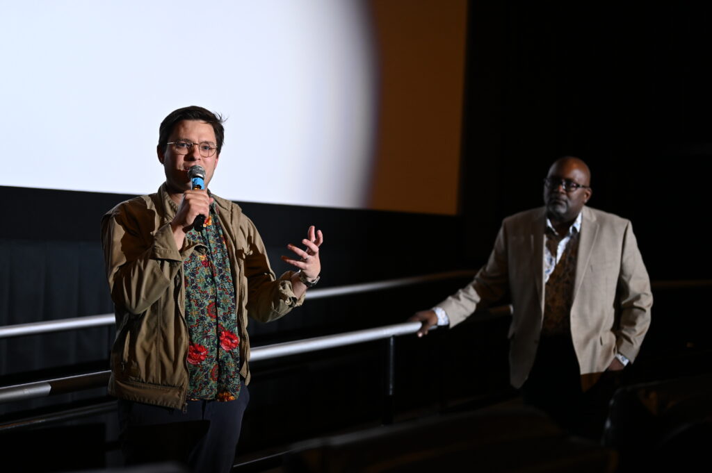 Film editor Nick Wright and Tampa Bay Times critic Eric Deggans.