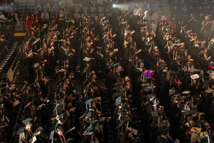 Ringling College’s 2024 Commencement was held at Robarts Arena in Sarasota, FL on May 2. The largest graduating class in the College’s history, students earned diplomas in the College’s 13 creative degree programs.