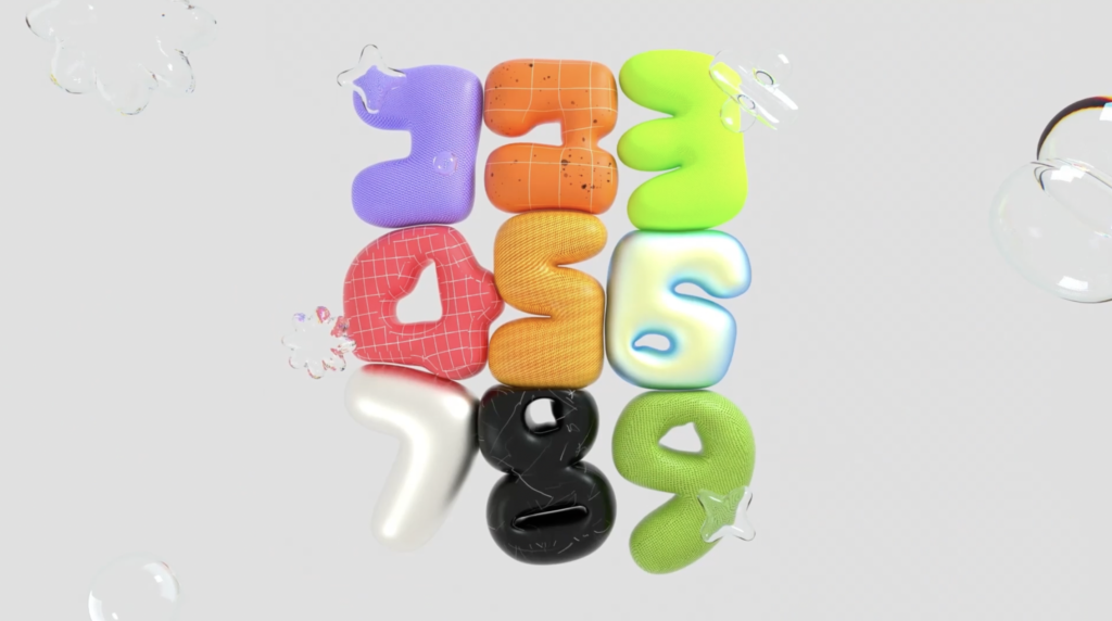 Work from Rookie of the Year finalist Sehee Kim ’24, Motion Design.