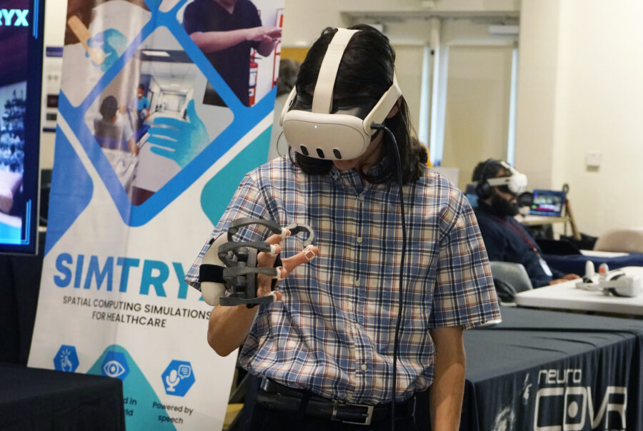 Exploring the VR exhibitions at IVRHA 2025.