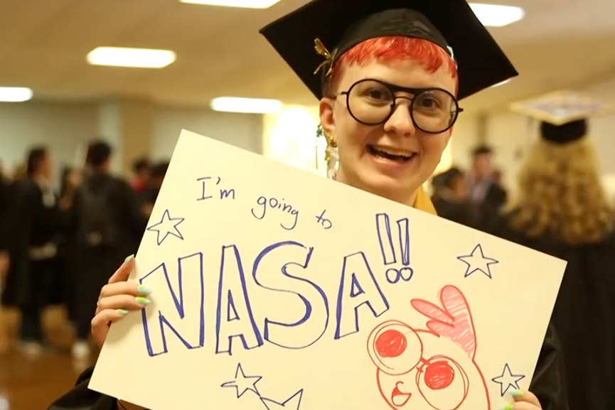 Thumbnail for the Commencement recap video