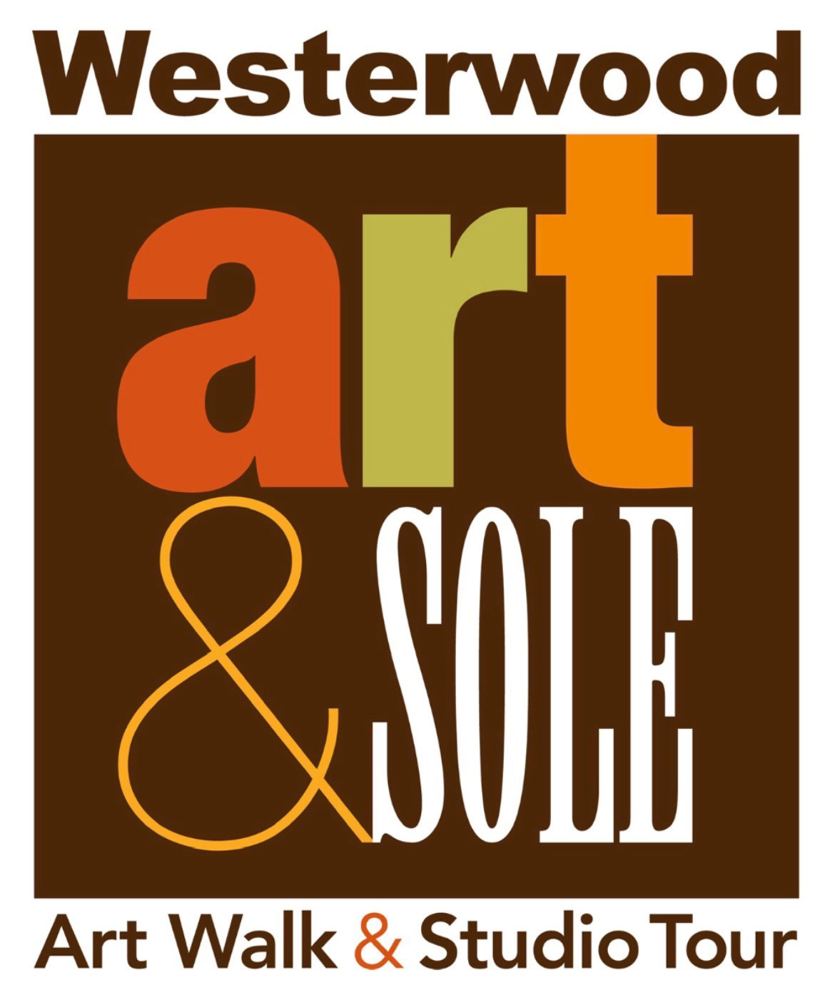 Promotional graphic reading “Westerwood Art & Sole Art Walk & Studio Tour” in bold typography