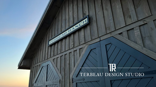 Exterior of Terbeau Design Studio at Terbeau Ranch