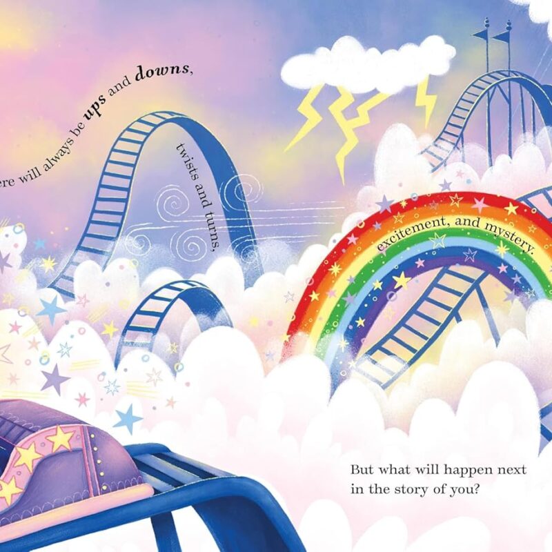 illustrated book spread