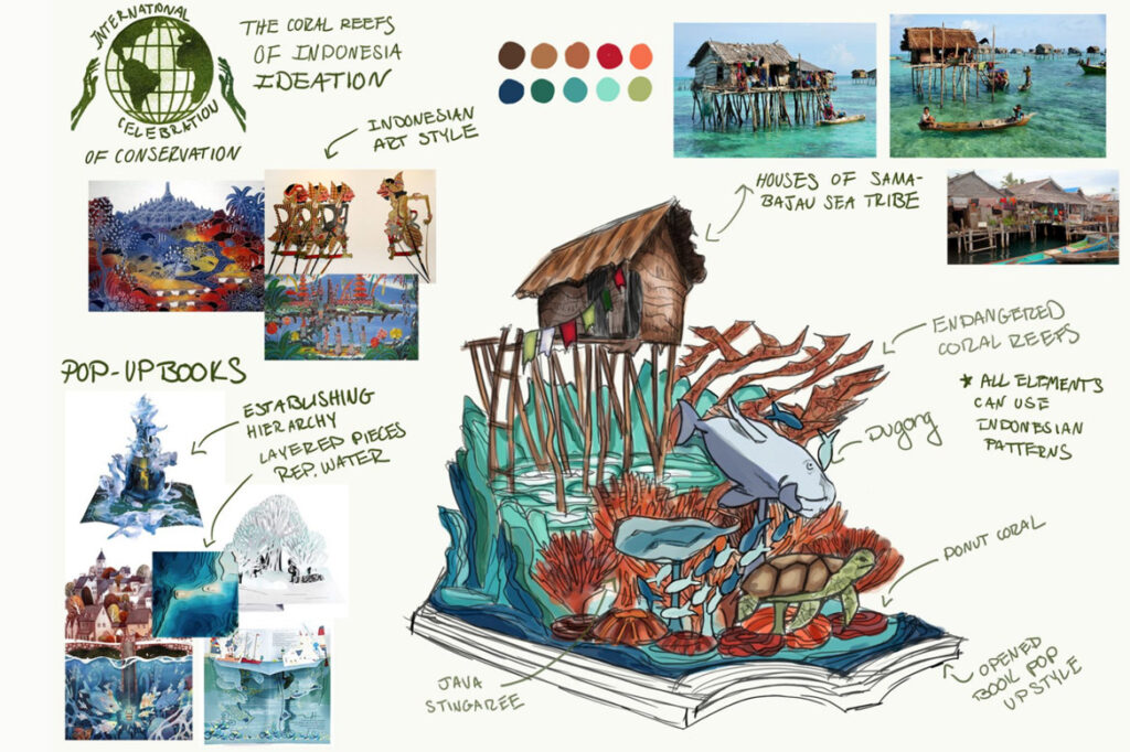 Coral Reef Conservation Parade Float Concept