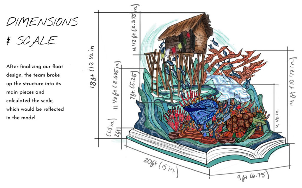 Coral Reef Conservation Parade Float Concept
