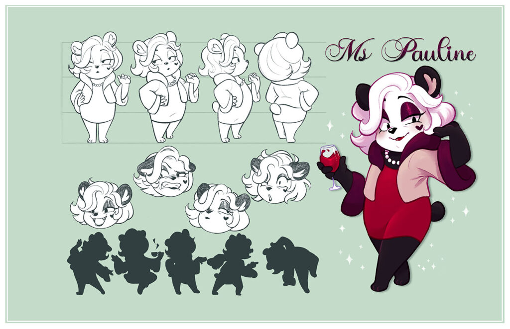 Character design project created by a Ringling College 2D Character Animation student.