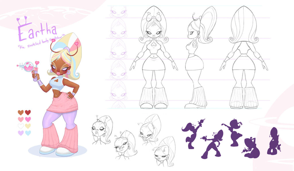 Character design project created by a Ringling College 2D Character Animation student.