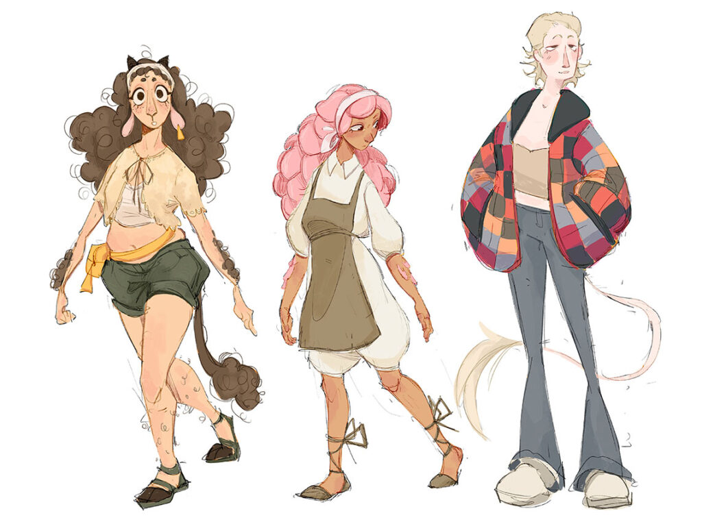 Character design project created by a Ringling College 2D Character Animation student.