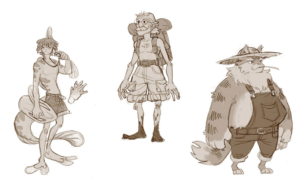 Character design project created by a Ringling College 2D Character Animation student.