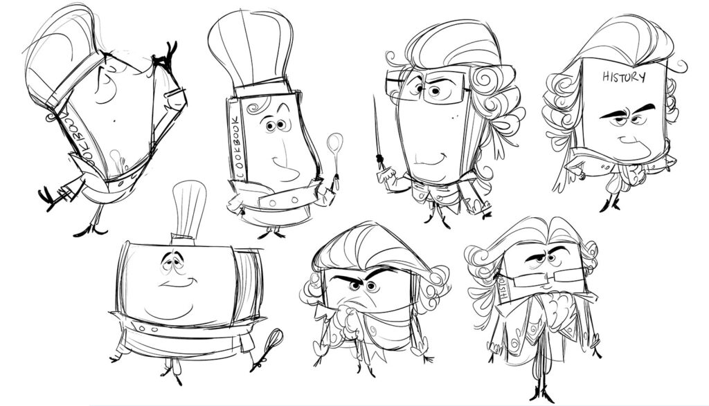 Character design project created by a Ringling College 2D Character Animation student.