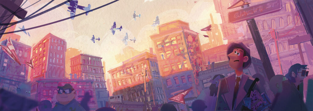 Animation concept art and visual development project by a Ringling student.