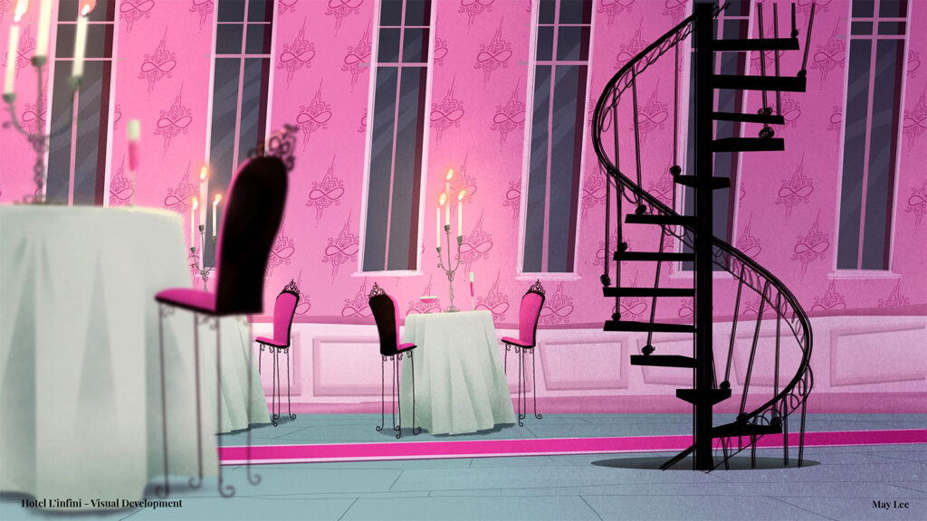 Environment design artwork created by a Ringling College 2D Character Animation student.